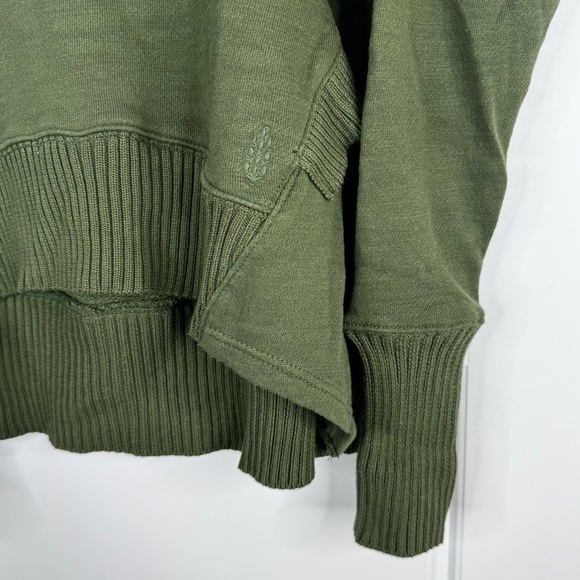 FREE PEOPLE FP Movement Solid Honey Dove Hoodie Pullover NEW Size XS Army Green - Picture 6 of 11